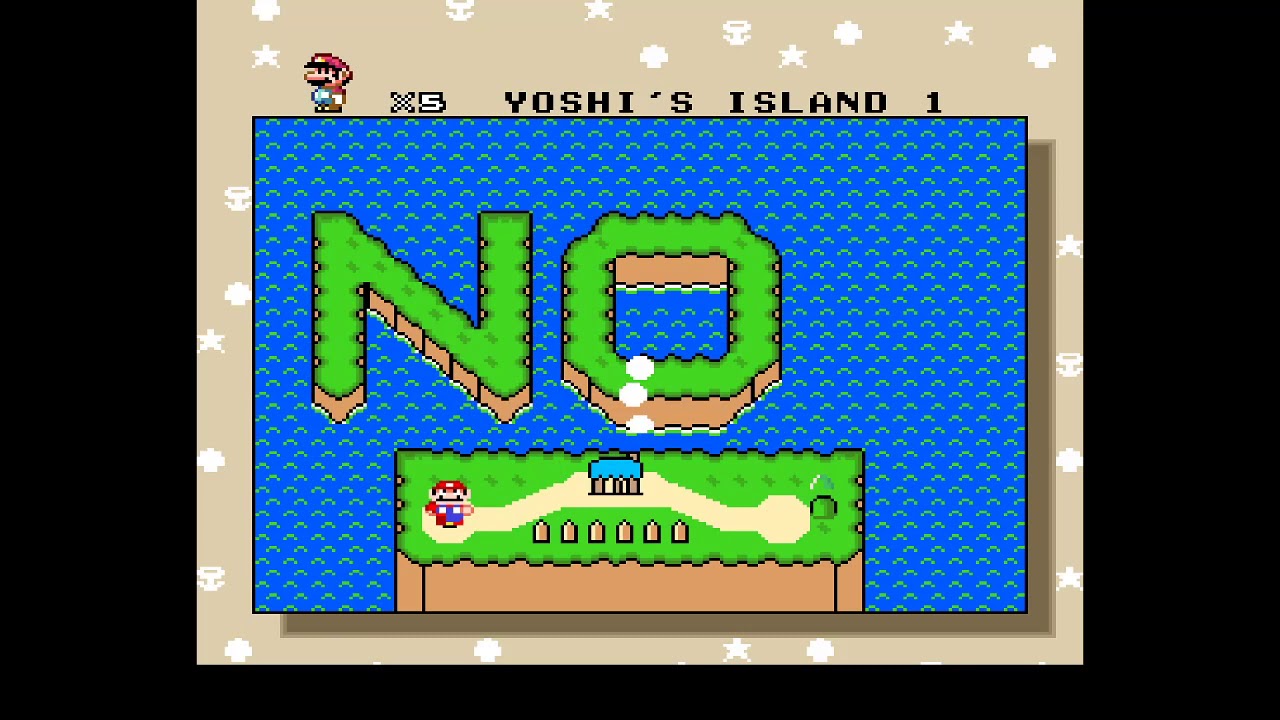 Super Mario World Anti-Piracy Screen