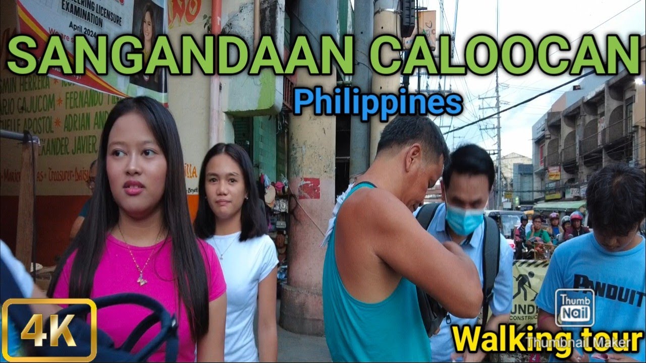 Afternoon Scene in Sangandaan|Chill Afternoon Walk at Sangandaan Caloocan Philippines[4K]