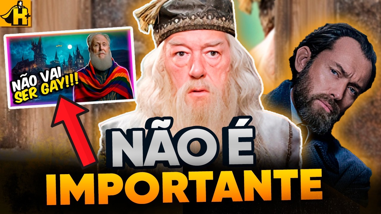 ARREGOU? DUMBLEDORE NÃO SERÁ G4Y NA SÉRIE DE HARRY POTTER?  @quintomaroto ​
