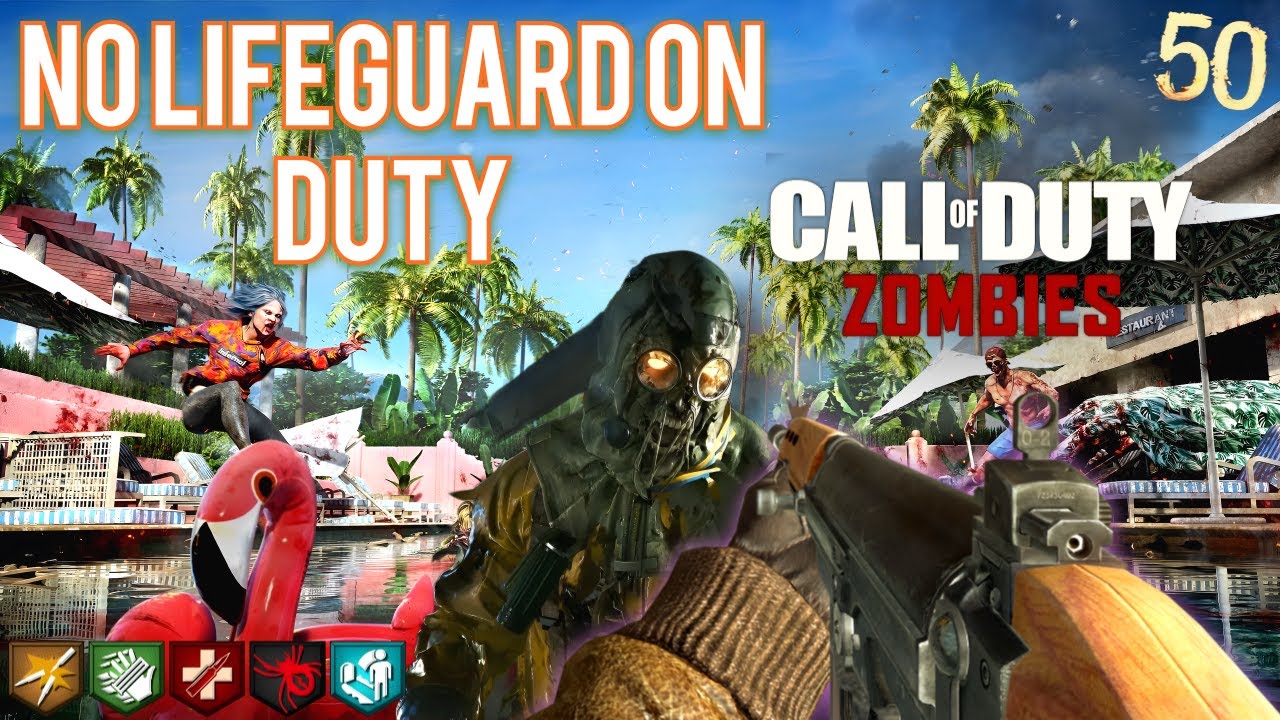 POOL DAY CUSTOM ZOMBIES MAP SHOWCASE