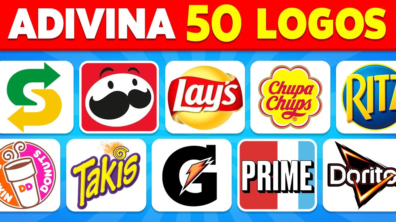 Adivina el Logo en 3 Segundos | 50 logos famosos 🥇🍏 | Edición Comida y Bebida | Reto de Logos 2025