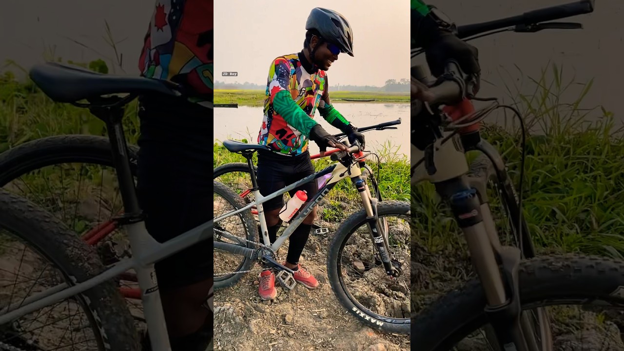 Polygon Xtrada six chain fix for trail ride #shortvideo #cycleing #viral #polygon #offroad