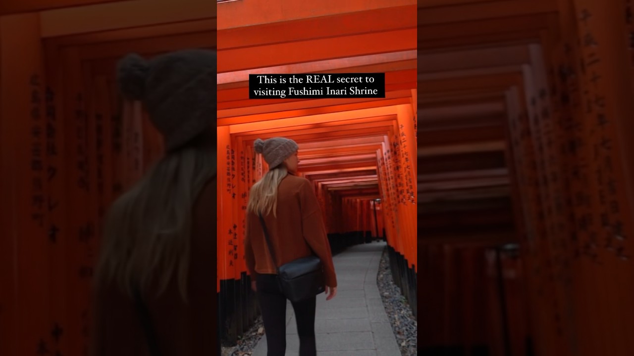 The REAL secret to visiting Fushimi Inari shrine in Kyoto, Japan #japan