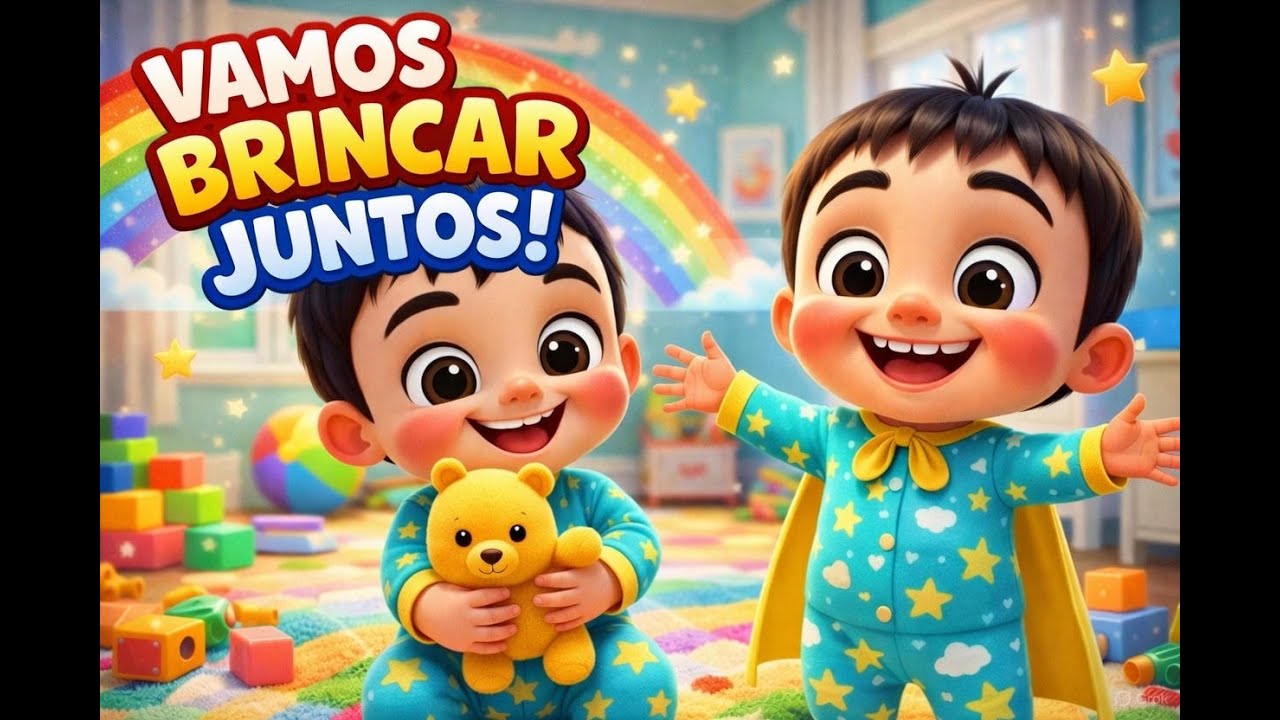 🎵 Vamos Brincar Juntos! Canção Infantil sobre Amizade e Compartilhar