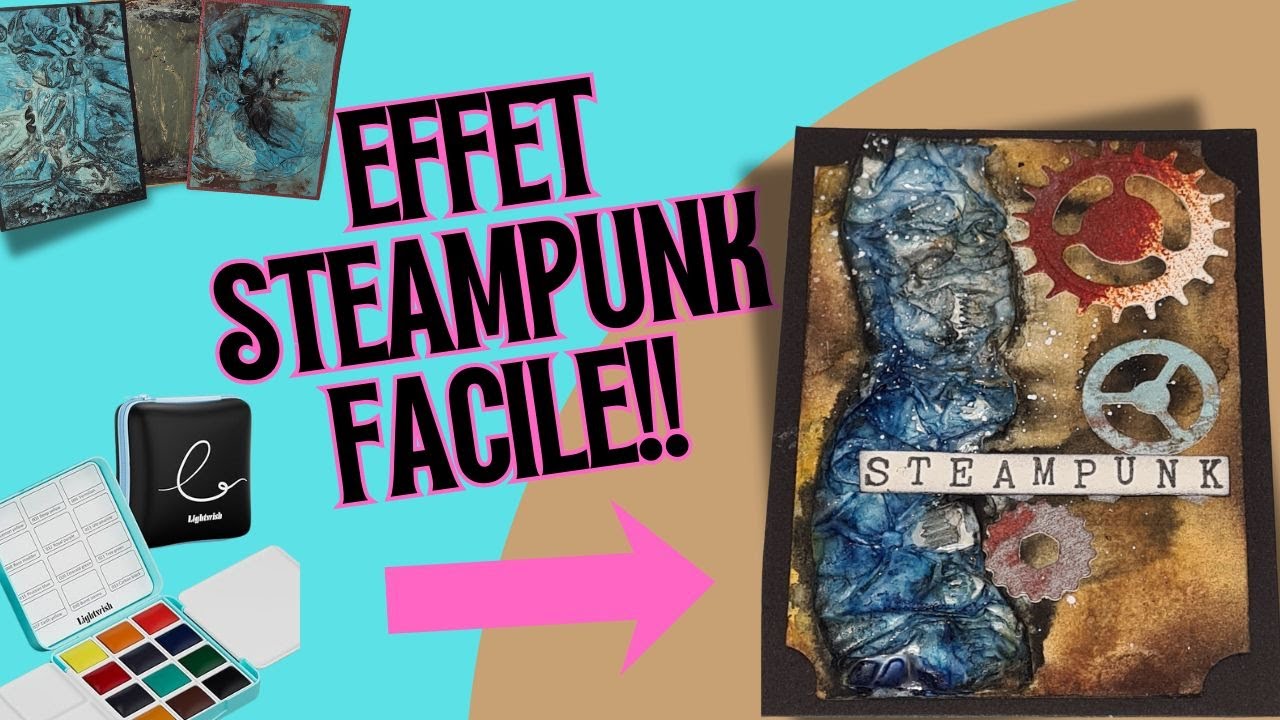 Ne jetez plus vos emballages ! Fond texturé à l'aquarelle Lightwish 🎨