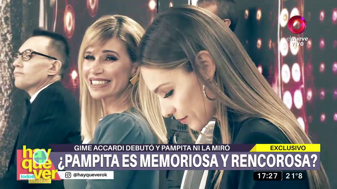 Pampita ignoró a Nico Vázquez
