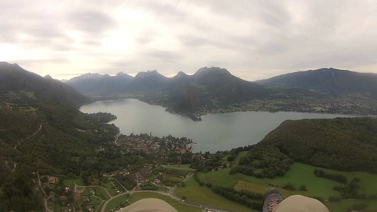 Paragliding from Planfait launch, Annecy, France &ndash; September 2015