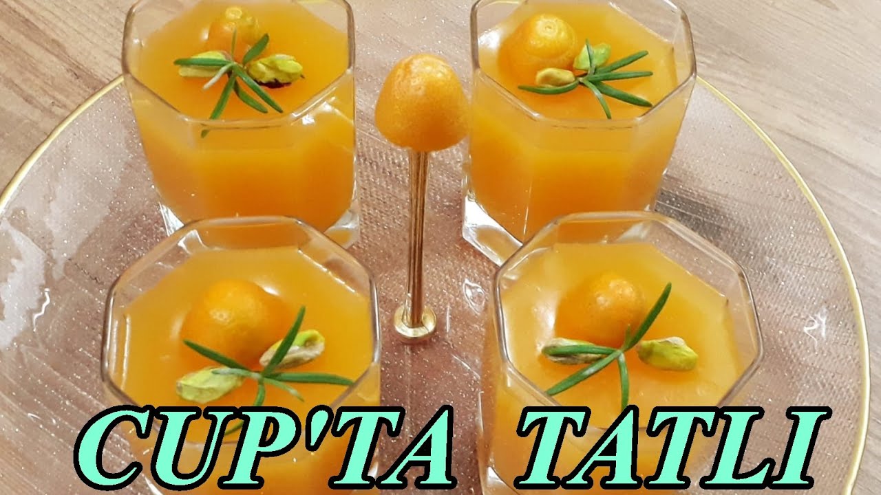 3 Malzemeli👍Cup'ta Portakallı Muhallebi👈(Fırınsız Tatlı)