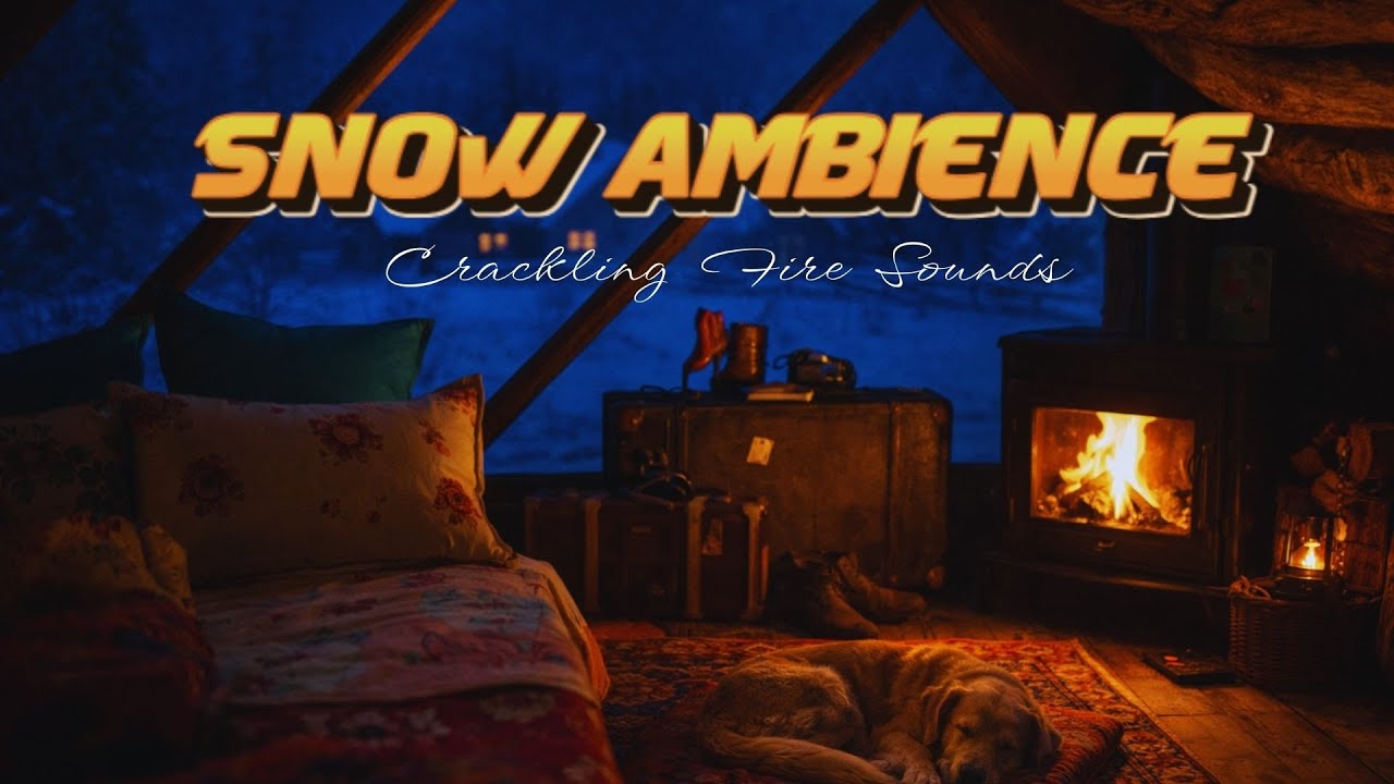 I Slept Deeper Than Ever 🌙 Try This Cozy Cabin Night Ambience