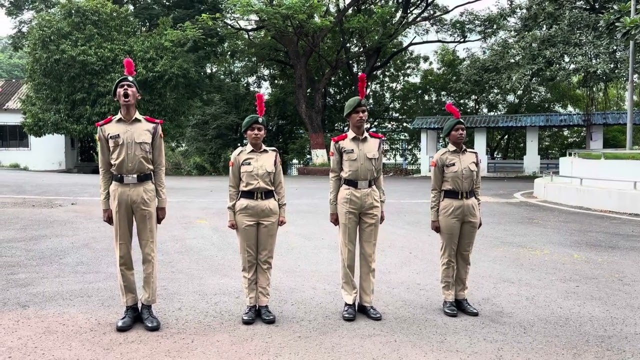 NCC Cadets DST Demo || NCC Cadets Drill MPASC College Panvel.
