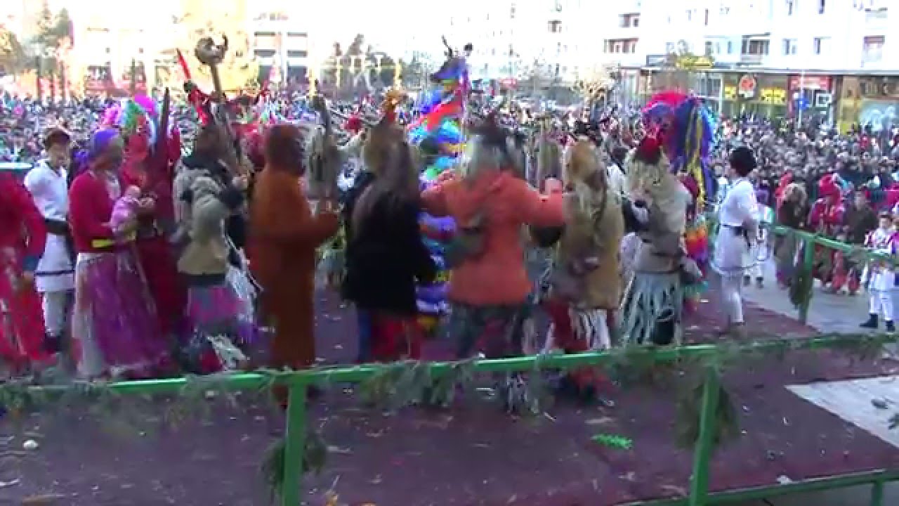 Capra din Albele com. Barsanesti la Alaiul datinilor si obiceiurilor Bacau - 2015
