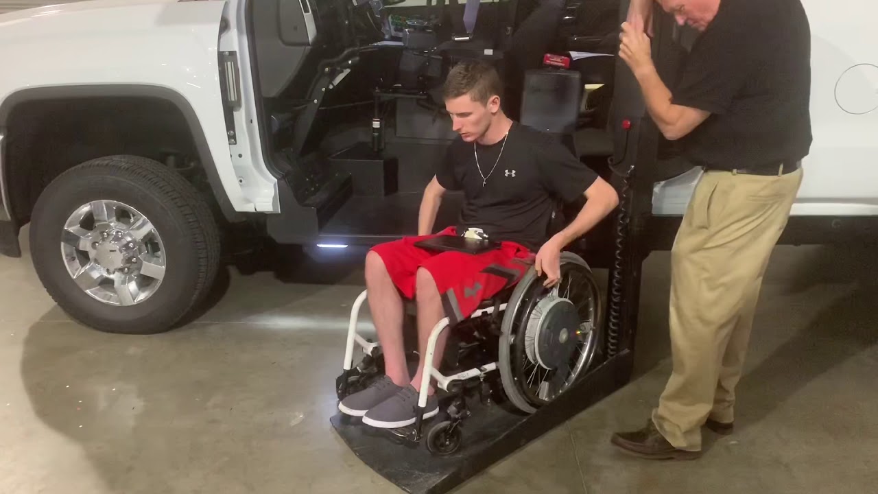 Adapted Truck For Quadriplegic