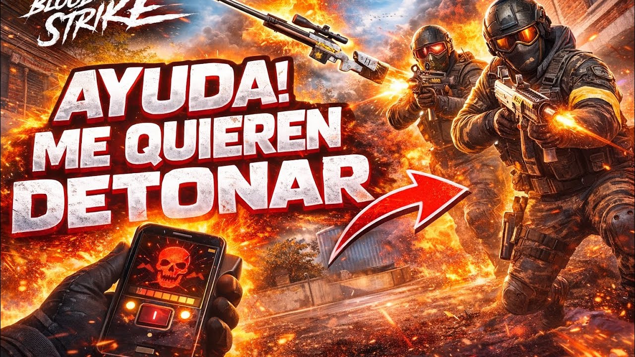 Me quieren detonar omg blood strike 😂