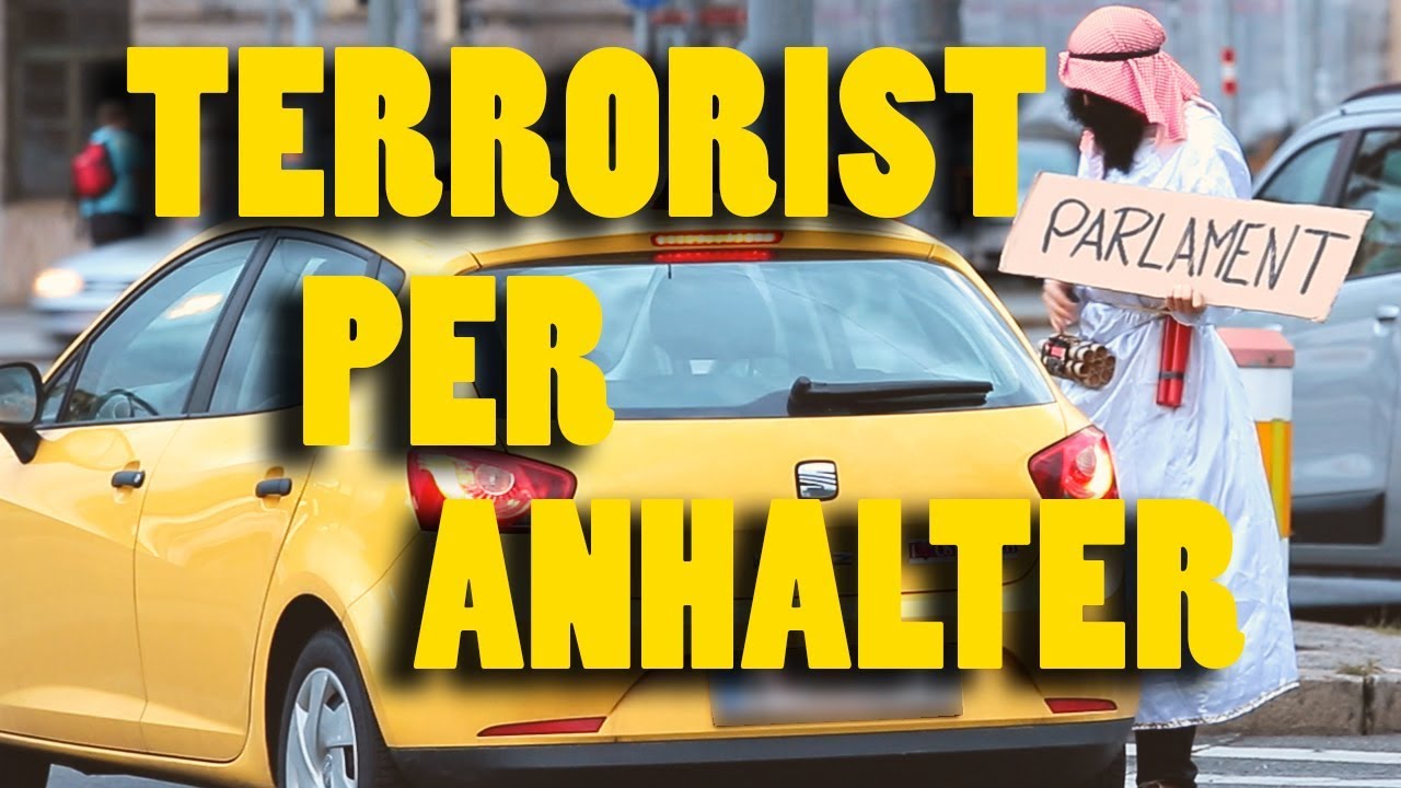 Terrorist per Anhalter ins Parlament!