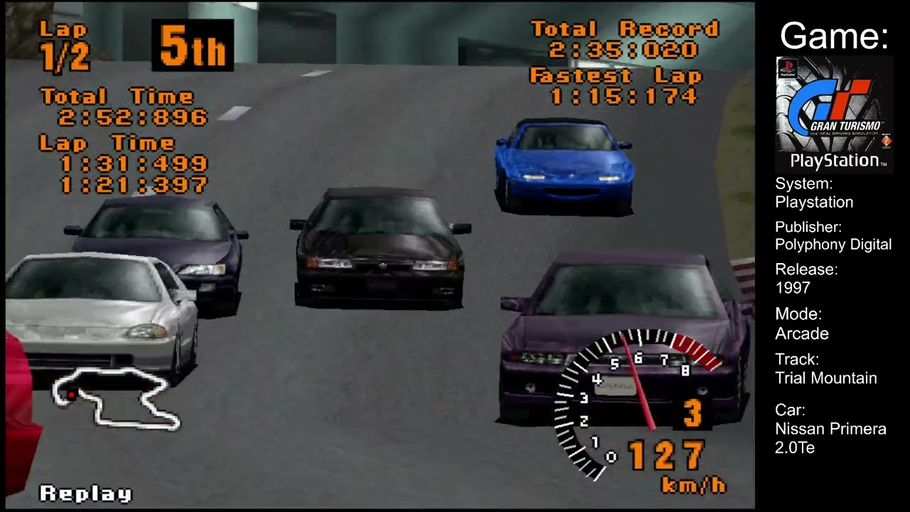 [GT1] [Arcade] [Class C] Trial Mountain | Nissan Primera 2.0Te