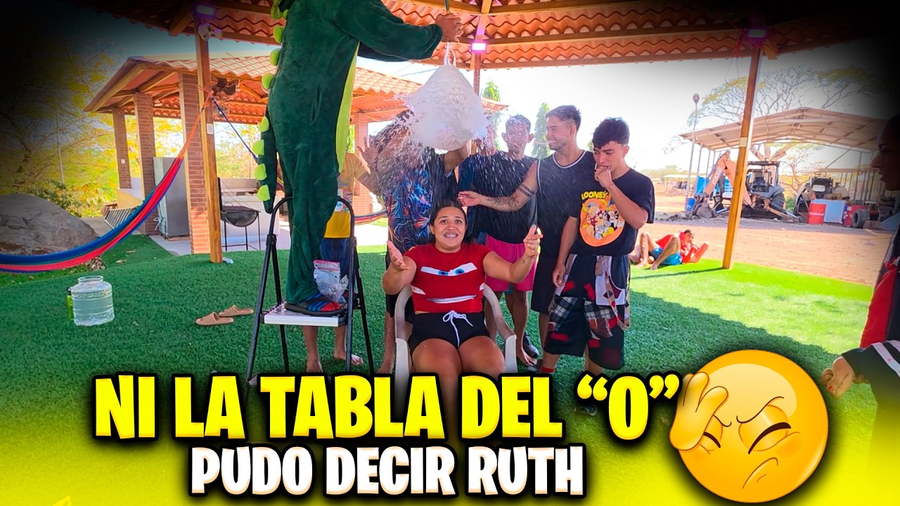 Ruth paso una gran vergüenza! No pudo decir la tabla del 0. Sapo anda SALADO