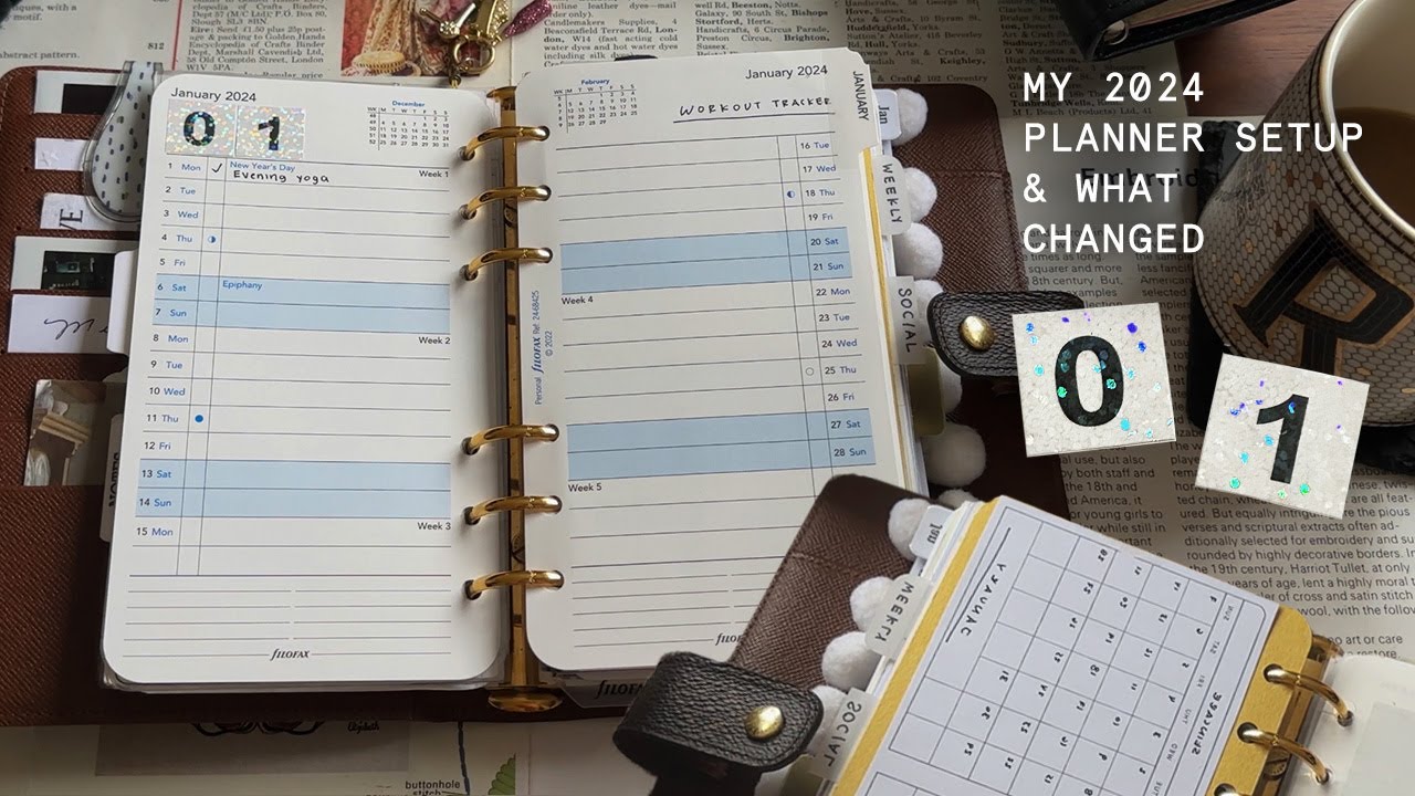 My 2024 Planner Setup + What Changed | Personal, Pocket Rings