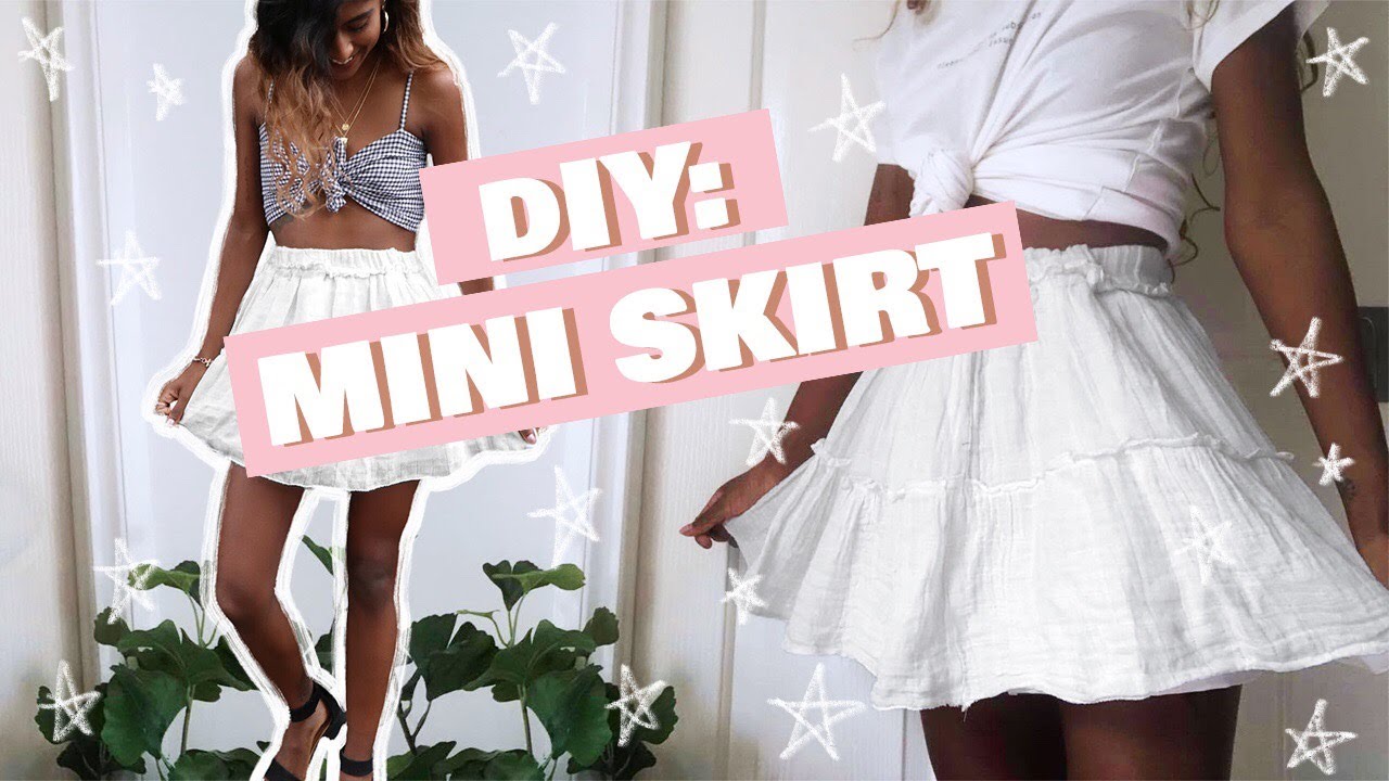 DIY Layered Mini Skirt