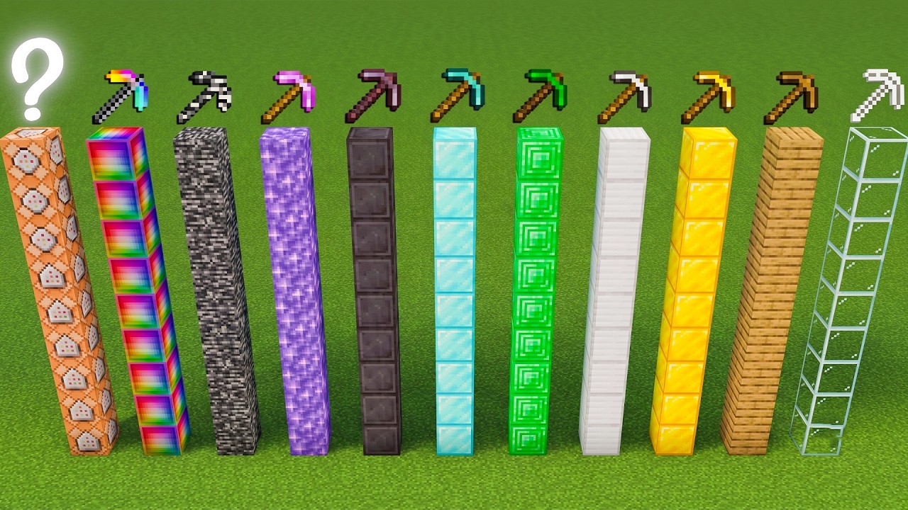 Which Pickaxe Mines The Fastest In Minecraft?