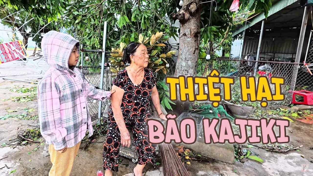 Thiệt Hại Của Bà Con Ở Hà Tĩnh Sau Cơn Bão Số 5 Kajiki Đi Qua || Vợ Chồng Bé Bỏng