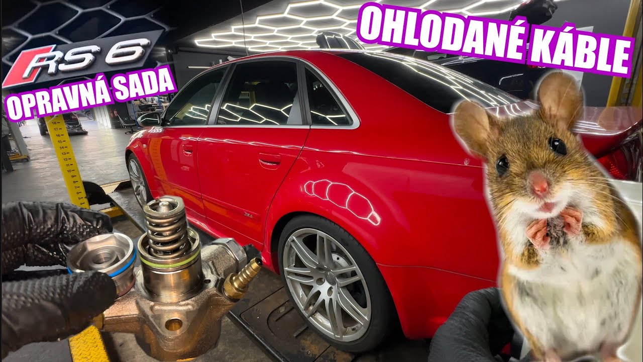Montáž opravnej sady na pumpy pre RS6 , Audi RS4 potrebuje STK lenže ju ohladli myši ... Prejde STK?