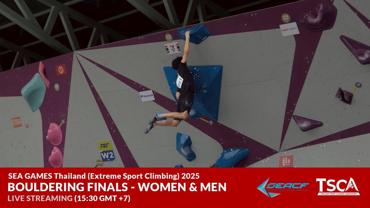 🔴Official Live Stream  |  Sport Climbing Bouldering Women and Men Finals | 3:30 PM