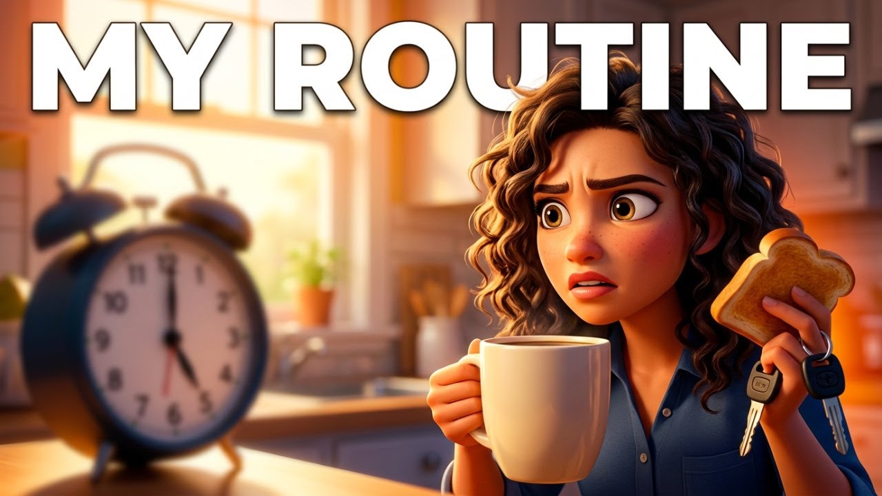 Daily Routine  A1 English  Talk About Your Day  English Podcast