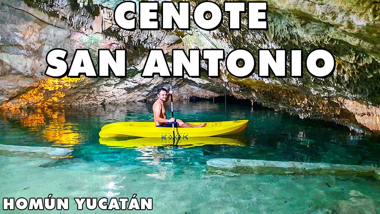 Cenote San Antonio ⭐ Un PARAÍSO con LUZ las 24 HORAS del día 😍 Homún Yucatán