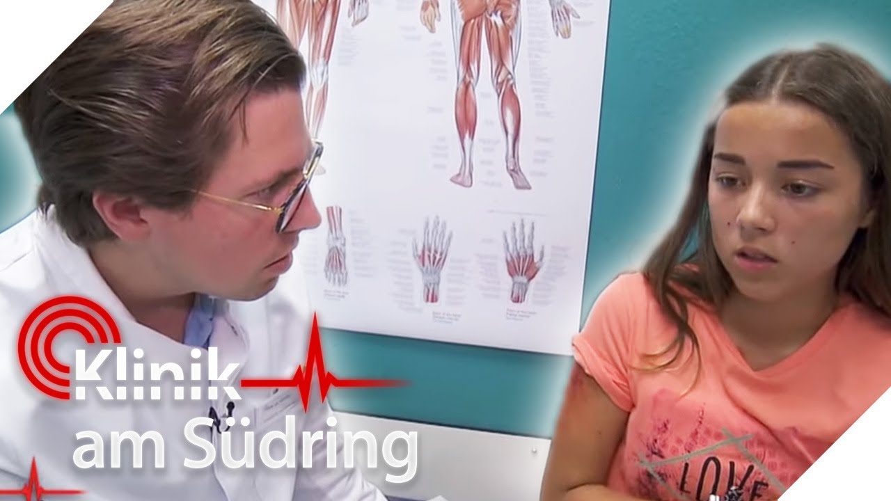 Schülerin kratzt sich Körper auf! Was stresst sie so? | Klinik am Südring | SAT.1
