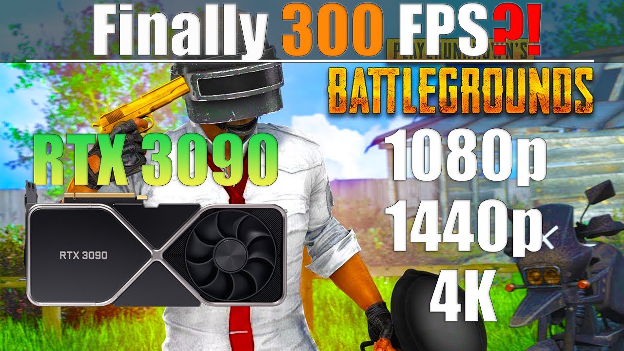 PUBG RTX 3090 + i9 10850K | 1080p & 1440p & 4K | Ultra \ Low Settings
