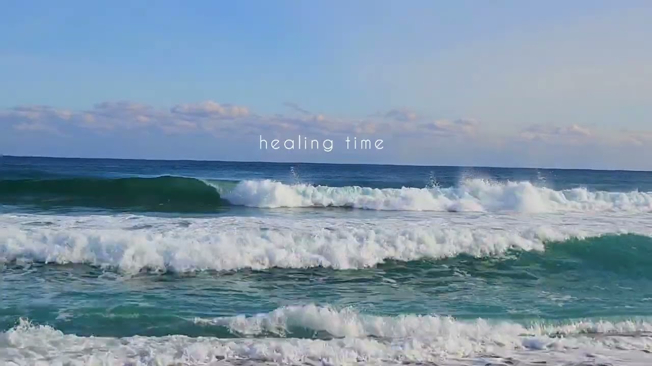 🌊 [힐링영상] 푸른바다 파도소리 Nature Sound