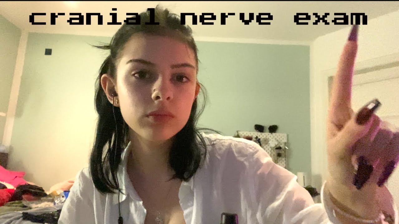 Cranial nerve exam (fast & chaotic) | ASMR