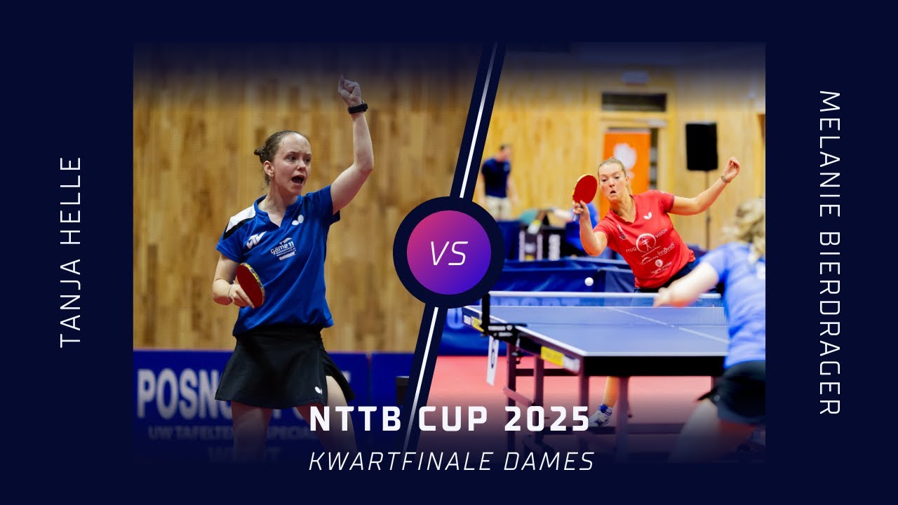 NTTB Cup 2025 - kwartfinale: Tanja Helle - Melanie Bierdrager