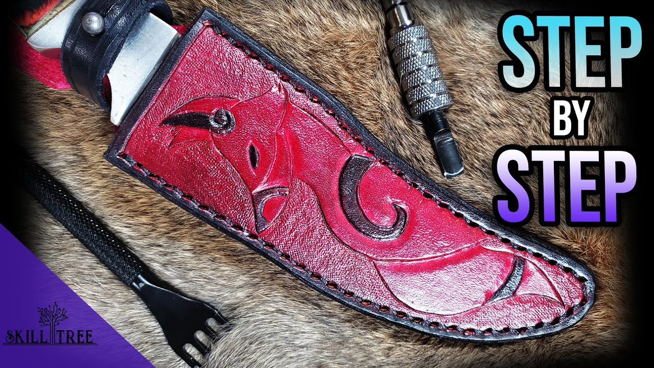Leather Knife Sheath DIY Step-by-Step