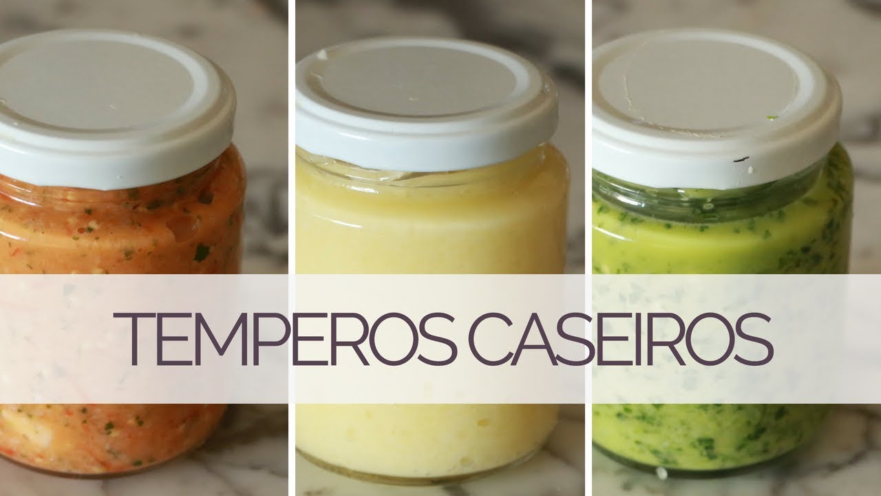 COMO FAZER TEMPERO CASEIRO SAUDÁVEL (3 receitas práticas) | MARINA MORAIS