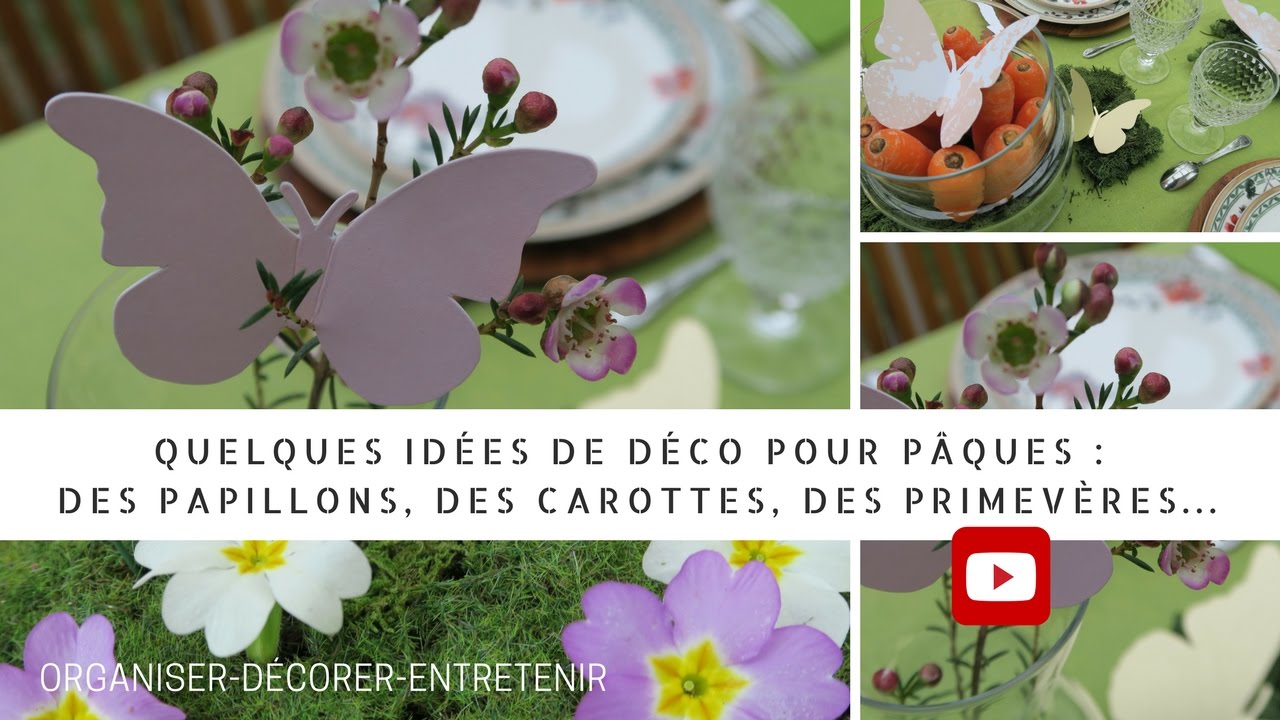 Quelques idées de décorations pour Pâques et pour le printemps
