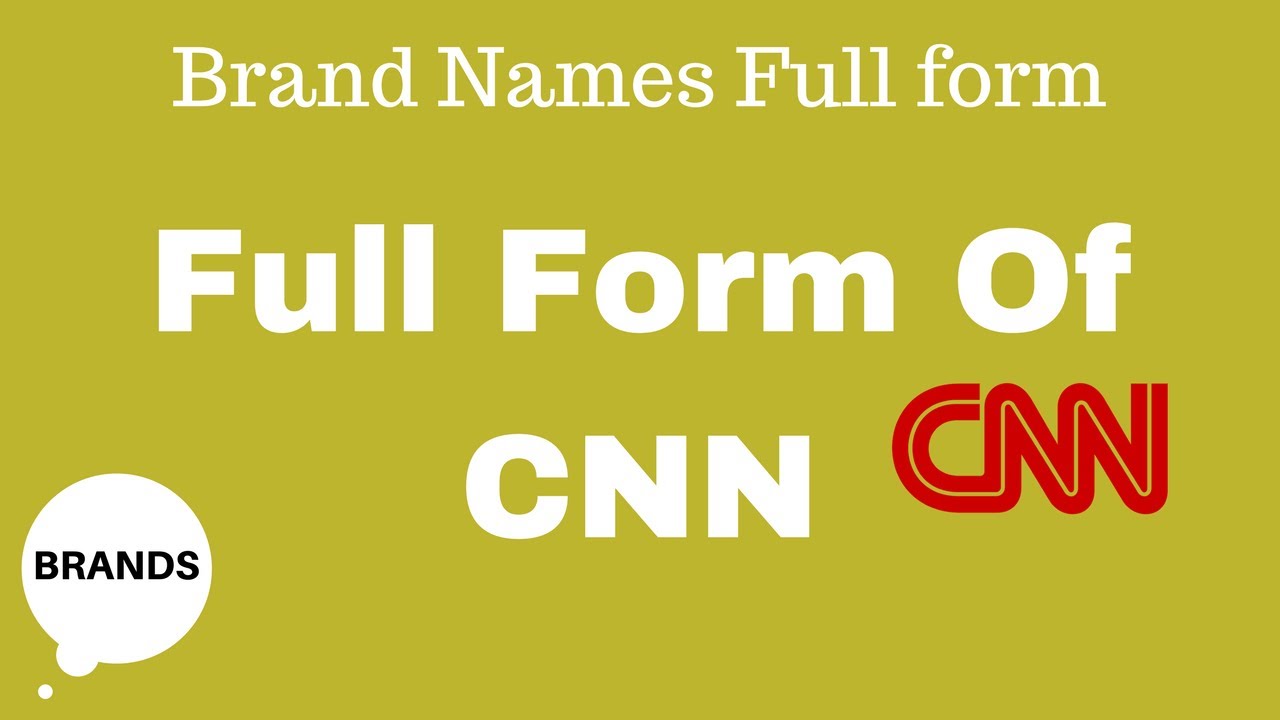 Full Form of CNN