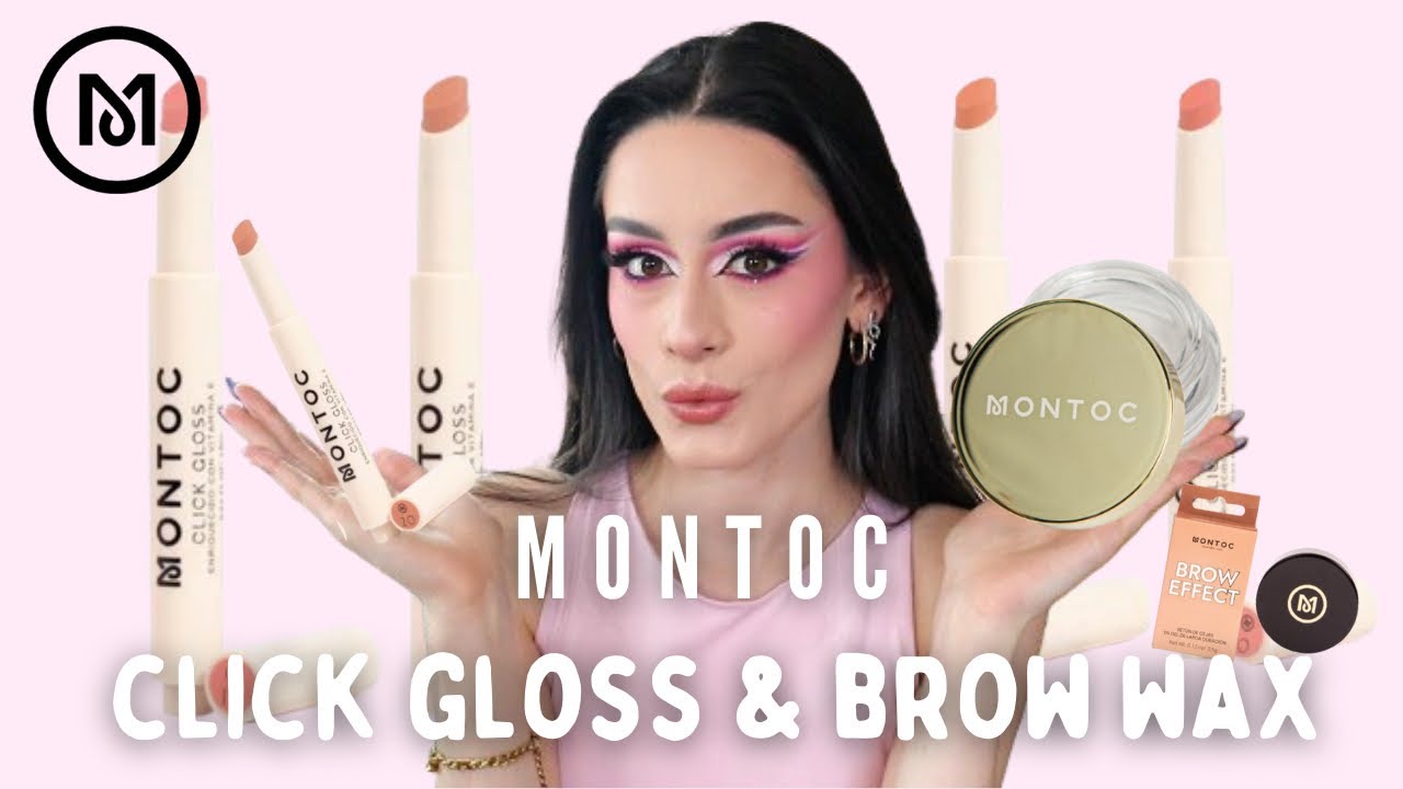 MONTOC: LOS FAMOSOS Click Glosses & Brow wax! - Makeup Isa