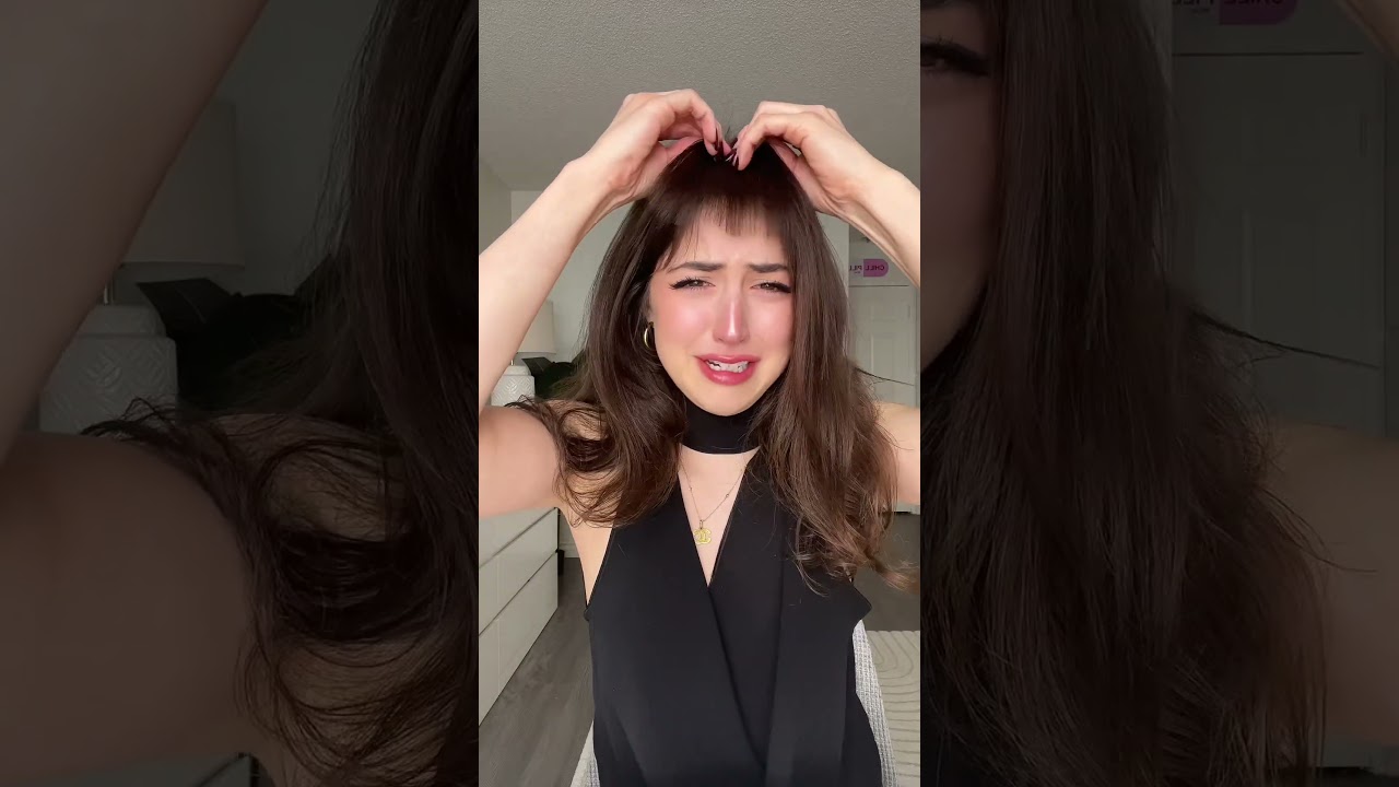 I CUT MY OWN BANGS.