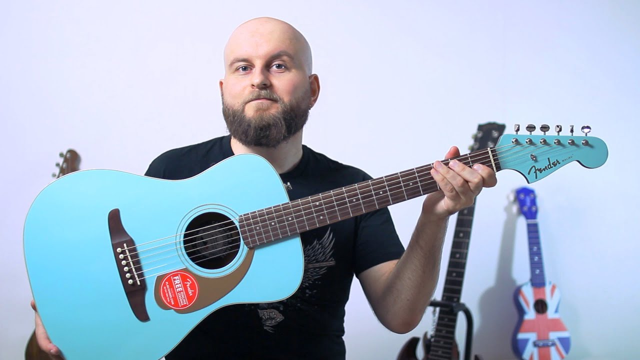 Моя новая гитара Fender Malibu Player — обзор, демонстрация и распаковка