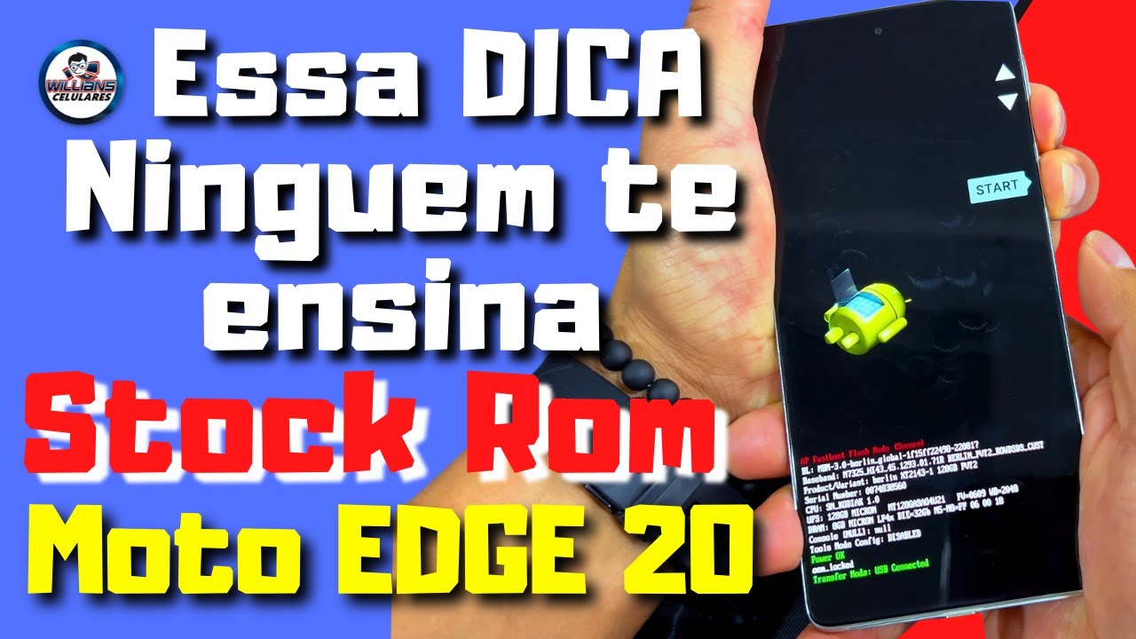 Firmware Stock Rom Motorola EDGE 20 xt2143 - Como instalar, Atualizar, Restaurar