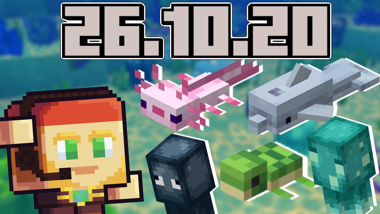 ¡MOBS CHIQUITOS ACUÁTICOS y MONTURAS!! MINECRAFT BETA/ PREVIEW 26.10.20 ✅ MCPE Review