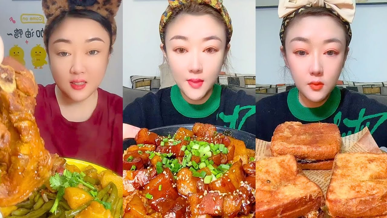 Extreme Chinese Mukbang – Insane Textures & Giant Bites #78