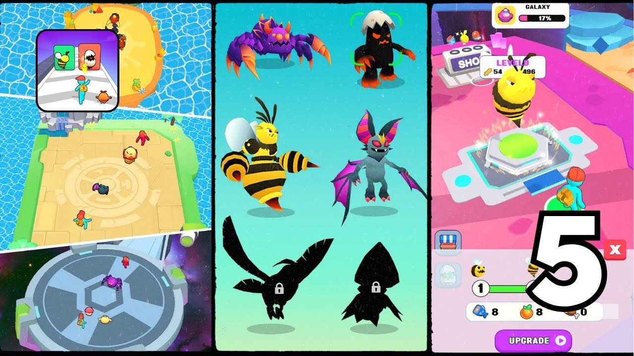Monster Evolution Run & Battle - Gameplay Walkthrough Part 5 - Android Gameplay