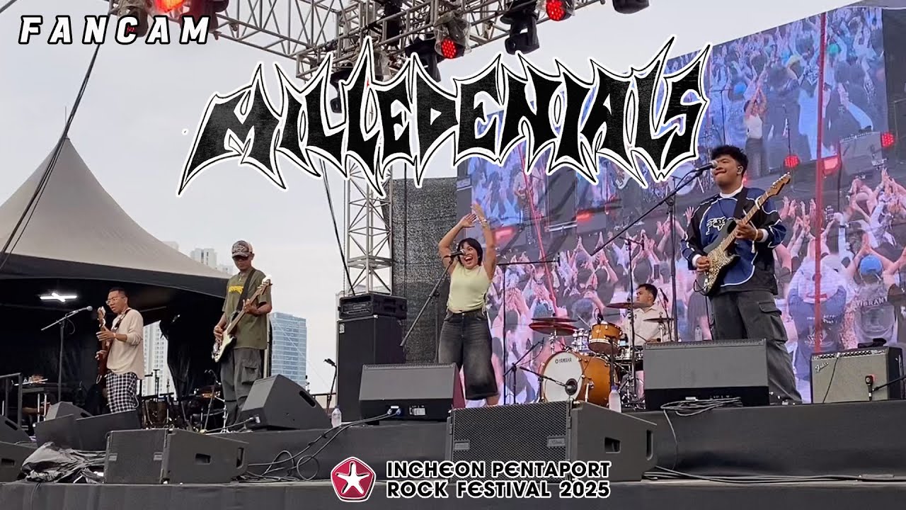 [팬캠] MILLEDENIALS(밀레데니엘스) LIVE (2025.08.03. Songdo Moonlight Park, Pentaport Rock Festival 2025)