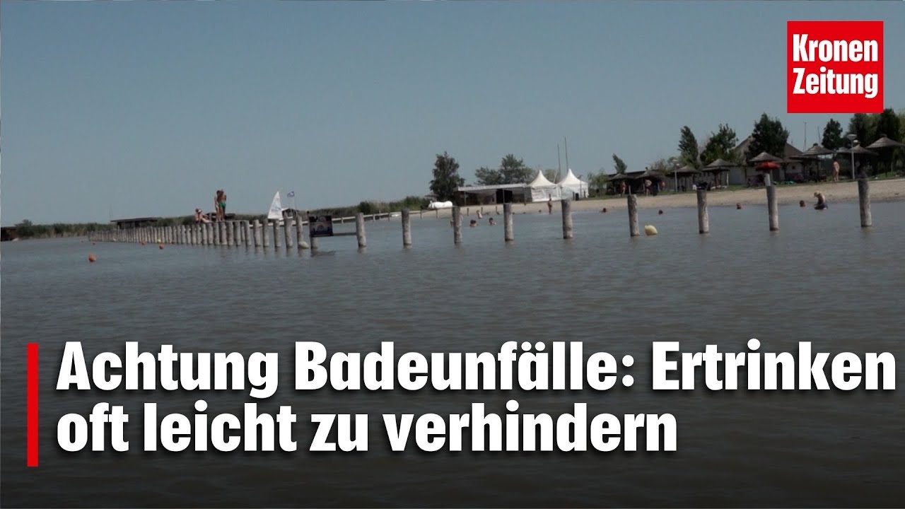 Achtung Badeunfälle: Ertrinken oft leicht zu verhindern