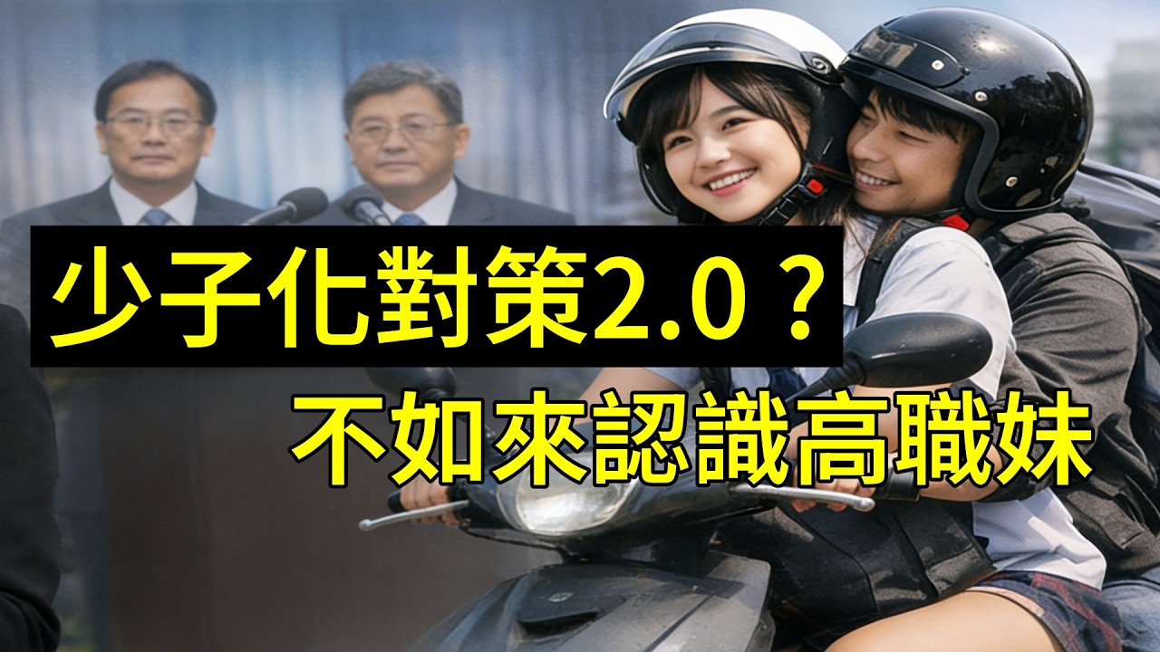 少子化對策2.0有用嗎？一次講清楚台灣不生的真正原因及好女人上哪找。