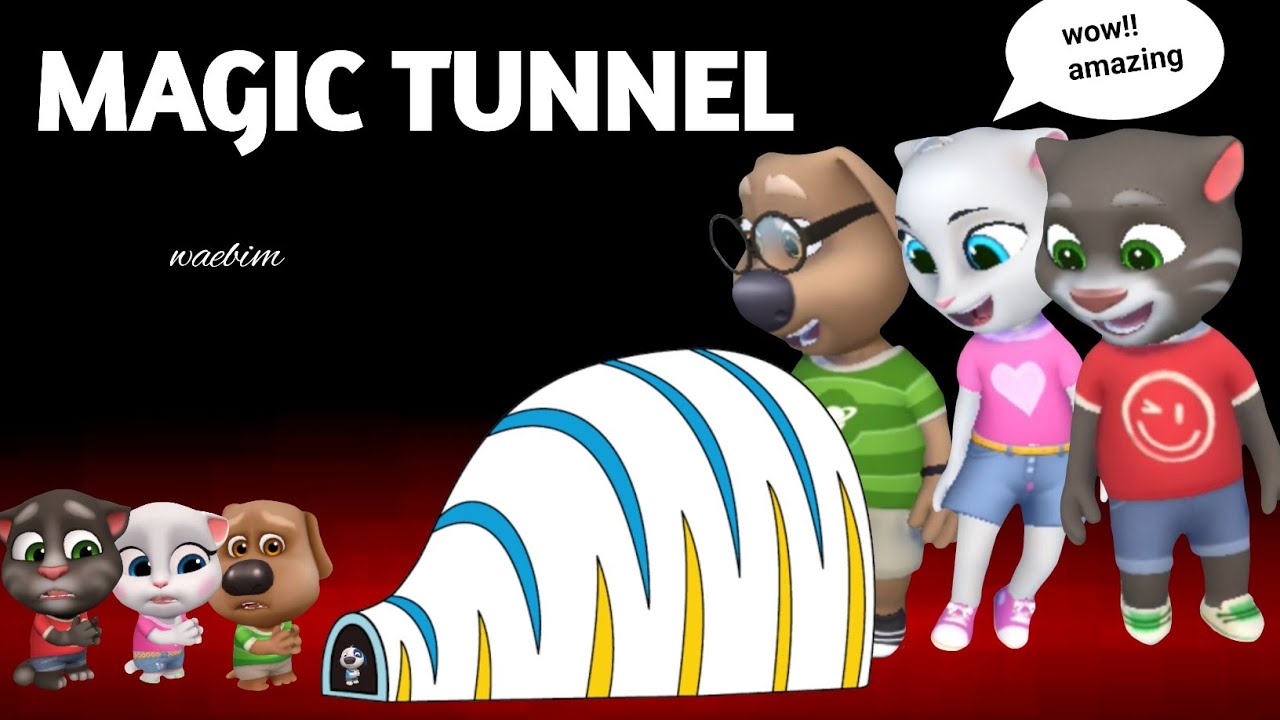 MY TALKING TOM FRIENDS 2 - MAGIC TUNNEL