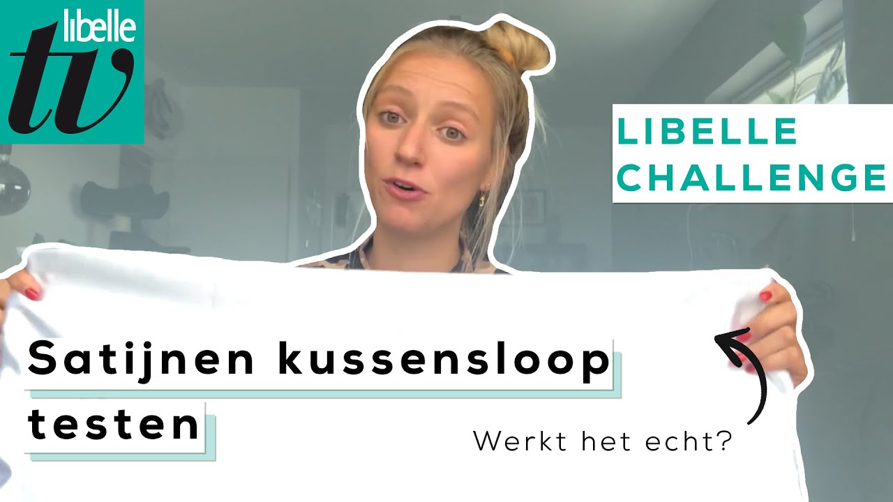 Julie testte slapen op een satijnen kussensloop - Libelle Challenge