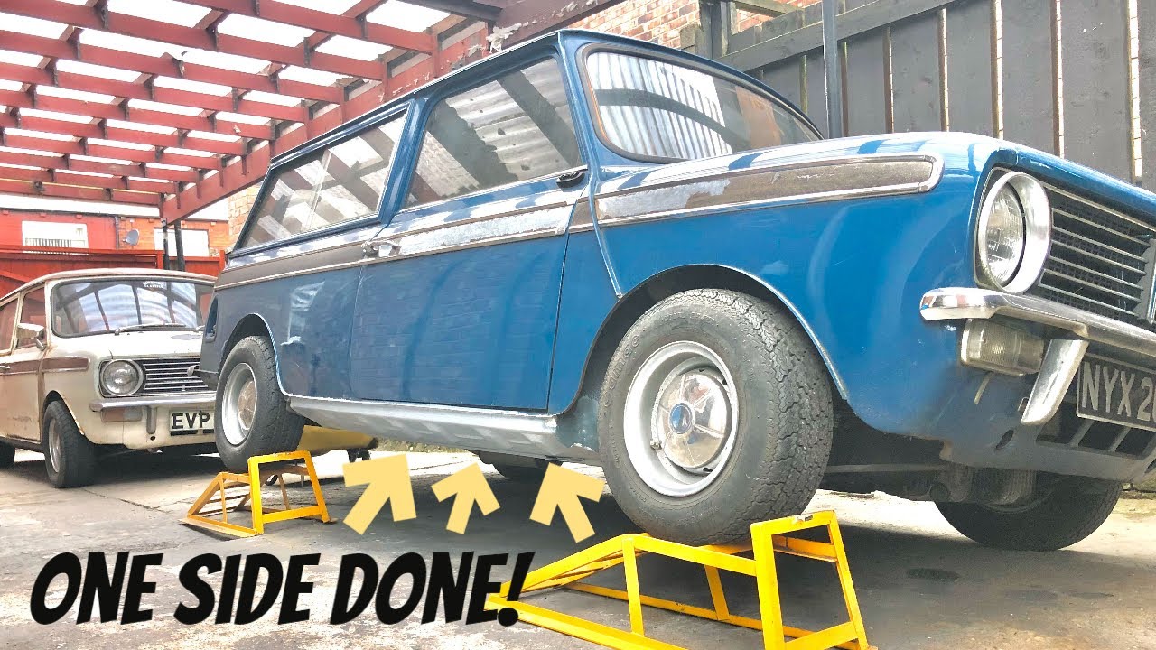 WELDING THE OUTER SILL ON - SAVING A CLASSIC MINI CLUBMAN ESTATE